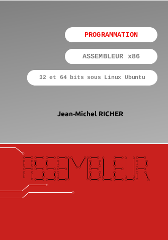 couverture du livre Programmation Assembleur 32 et 64 bits sous Linux Ubuntu